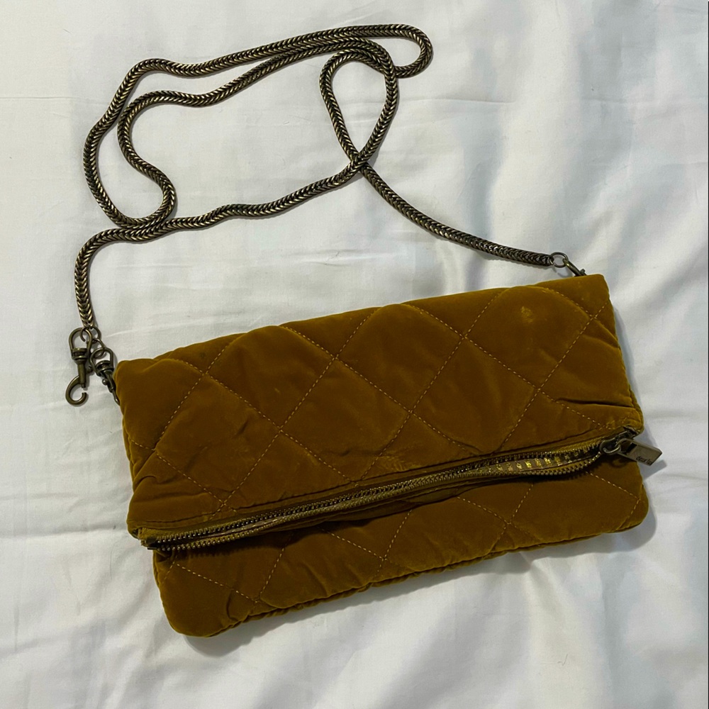 Anthropologie Velvet Crossbody